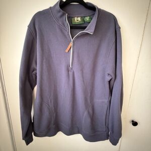 Stillwater Supply Co. Blue Half-Zip Pullover | Cozy PNW Layer XL